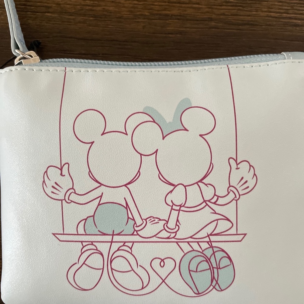Disney Loungefly Mickey & Minnie Coin Purse Tote - Picture 10 of 11